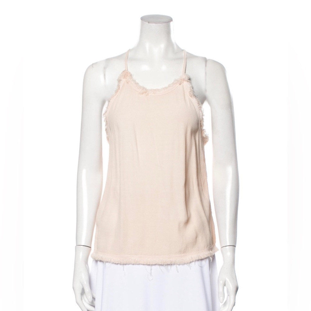 Rachel Allegra Raw Edge Tank